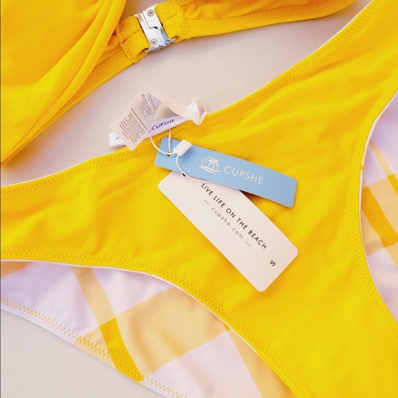 Cupshe Bikini Women Two Piece Vintage Swimsuit Small - Picture 4 of 8